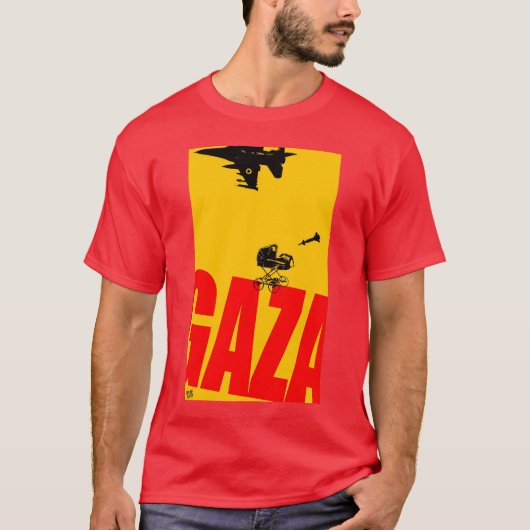 Gaza-Flugzeug T-Shirt (Vorderseite)