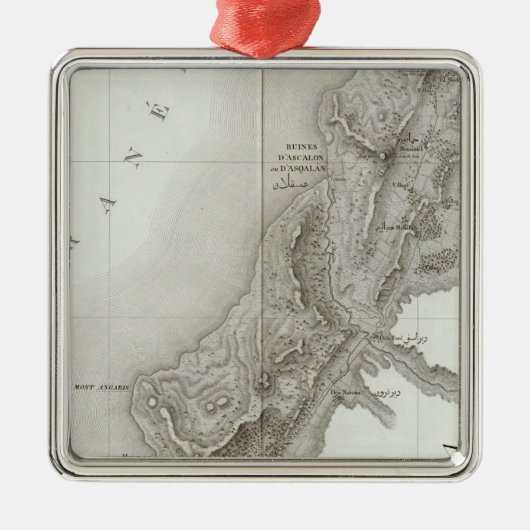 Gaza, Israel Silbernes Ornament (Vorne)