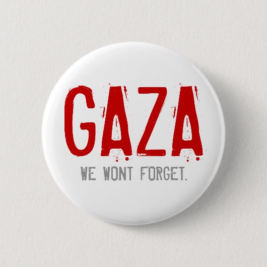 GAZA, KRIEG VON 2008-2009 BUTTON (Vorderseite)