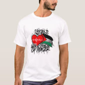 GAZA verhungert T-Shirt (Vorderseite)