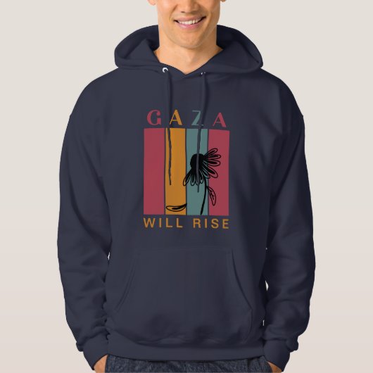 Gaza wird Hoodie aufsteigen | ununterbrochen | Fre (Vorderseite)