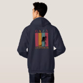 Gaza wird Hoodie aufsteigen | ununterbrochen | Fre (Schwarz voll)