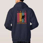 Gaza wird Hoodie aufsteigen | ununterbrochen | Fre (Rückseite)