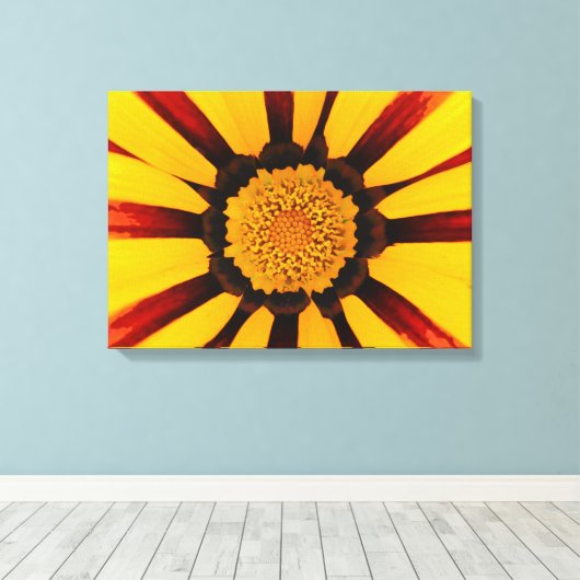 Gazania Leinwanddruck (Insitu (Holzboden))