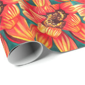 Gazania Wüstenkunst von Sacha Grossel Geschenkpapier (Rolleneckpunkt)