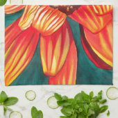 Gazania Wüstenkunst von Sacha Grossel Geschirrtuch (Gefaltet)