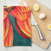 Gazania Wüstenkunst von Sacha Grossel Geschirrtuch (Viertel Falte)