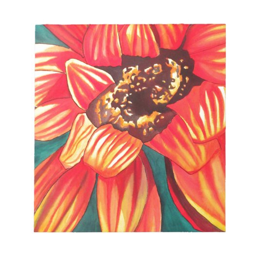 Gazania Wüstenkunst von Sacha Grossel Notizblock (Vorderseite)