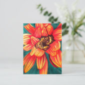 Gazania Wüstenkunst von Sacha Grossel Postkarte (Stehend Vorderseite)