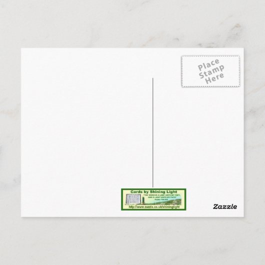 GAZANIAS Postkarte (Rückseite)