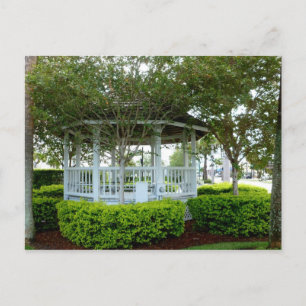 gazebo back fort pierce florida postkarte