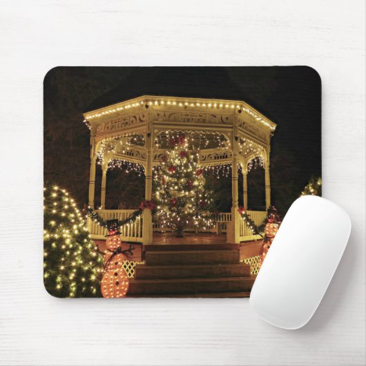 Gazebo Dressed für Weihnachten Mousepad (Mit Mouse)