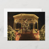 Gazebo Dressed für Weihnachten Postkarte (Vorne/Hinten)