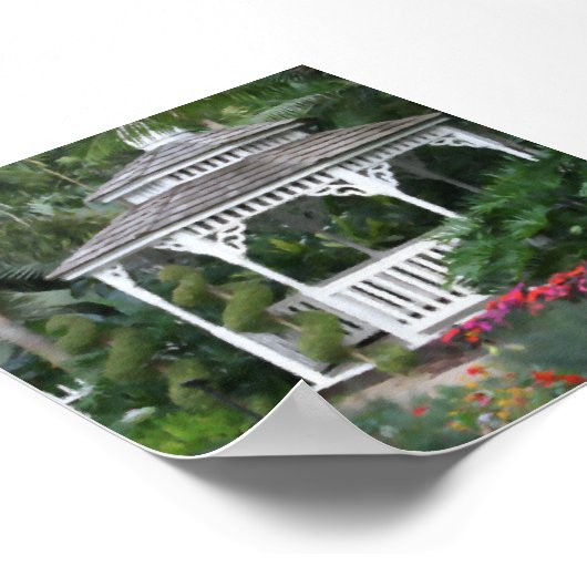 Gazebo Foto Backdrop Poster (Ecke)