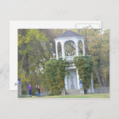 Gazebo im Allerton Park, IL Postkarte (Vorne/Hinten)