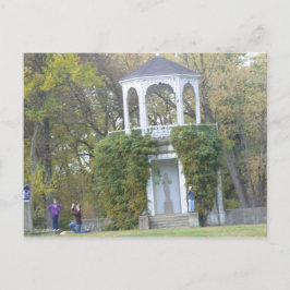 Gazebo im Allerton Park, IL Postkarte
