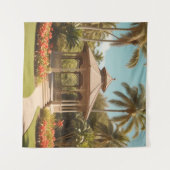 Gazebo im Park Wandteppich (Vorderseite (Horizontal))