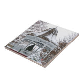 Gazebo im Schnee Fliese (Seite)