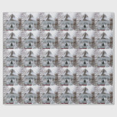 Gazebo im Schnee Geschenkpapier (Flach)