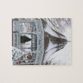Gazebo im Schnee Puzzle (Horizontal)