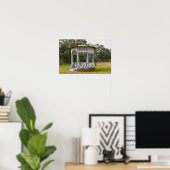 Gazebo in Old St. Joseph Friedhof, Florida Poster (Heimbüro)