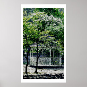 Gazebo-Kubismus-Plakat Poster