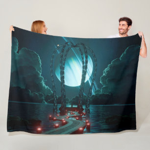 Gazebo (Mitternacht) Fleecedecke
