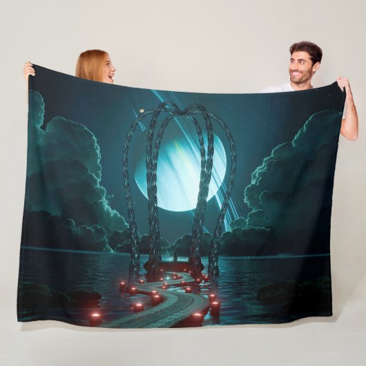Gazebo (Mitternacht) Fleecedecke (Beispiel)