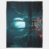 Gazebo (Mitternacht) Fleecedecke (Vorderseite)