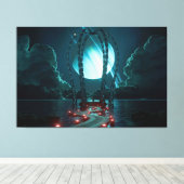 Gazebo (Night) Leinwanddruck (Insitu (Holzboden))