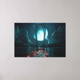 Gazebo (Night) Leinwanddruck