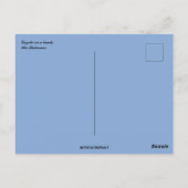 Gazebo on a Beach in The Bahamas Postkarte (Rückseite)