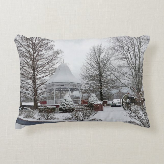 Gazebo und Cannon Dekokissen (Vorderseite)