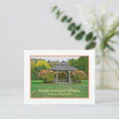 GAZEBO UND HYDRANGEE/TOLEDO BOTANISCHE GARTEN POSTKARTE (Stehend Vorderseite)