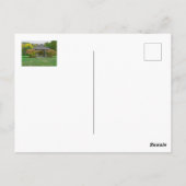 GAZEBO UND HYDRANGEE/TOLEDO BOTANISCHE GARTEN POSTKARTE (Rückseite)