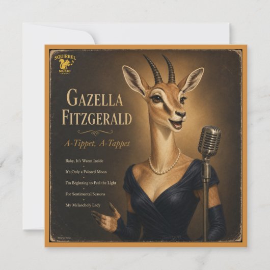 Gazella Fitzgerald Album: eine Parodie (Vorderseite)