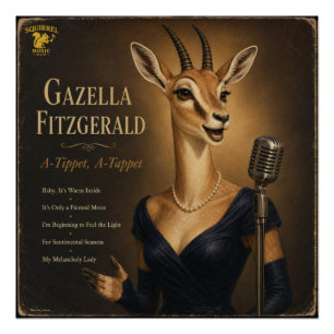 Gazella Fitzgerald Album: eine Parodie Poster