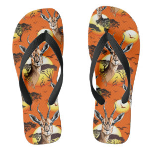 Gazelle African Antelope Wild Animal Badesandalen