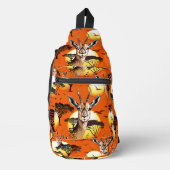 Gazelle African Antelope Wild Animal Crossbody Bag (Vorderseite)