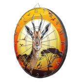 Gazelle African Antelope Wild Animal Dartscheibe (Vorderseite rechts)