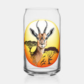 Gazelle African Antelope Wild Animal Dosenglas (Vorderseite)