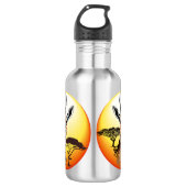 Gazelle African Antelope Wild Animal Edelstahlflasche (Vorderseite)