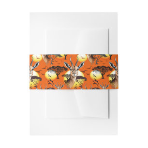 Gazelle African Antelope Wild Animal Einladungsbanderole