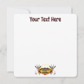 Gazelle African Antelope Wild Animal Feiertagskarte (Rückseite)