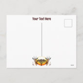 Gazelle African Antelope Wild Animal Feiertagspostkarte (Rückseite)