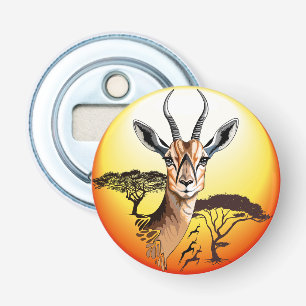 Gazelle African Antelope Wild Animal Flaschenöffner