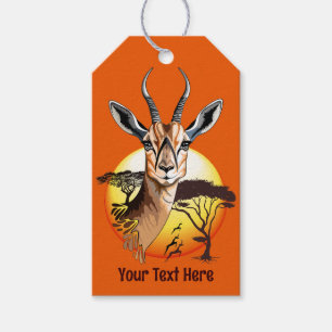 Gazelle African Antelope Wild Animal Geschenkanhänger