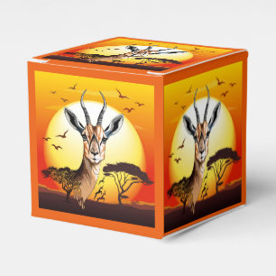 Gazelle African Antelope Wild Animal Geschenkschachtel
