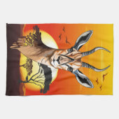 Gazelle African Antelope Wild Animal Geschirrtuch (Horizontal)