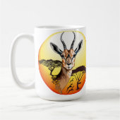 Gazelle African Antelope Wild Animal Kaffeetasse (Links)